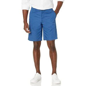 Armani Exchange Mens 10" Bermuda Shorts in Stretch Cotton Blend Blue 38